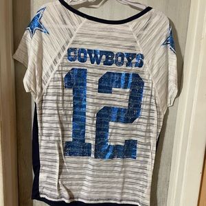 Women’s extra-large Cowboys vintage number 12 shirt